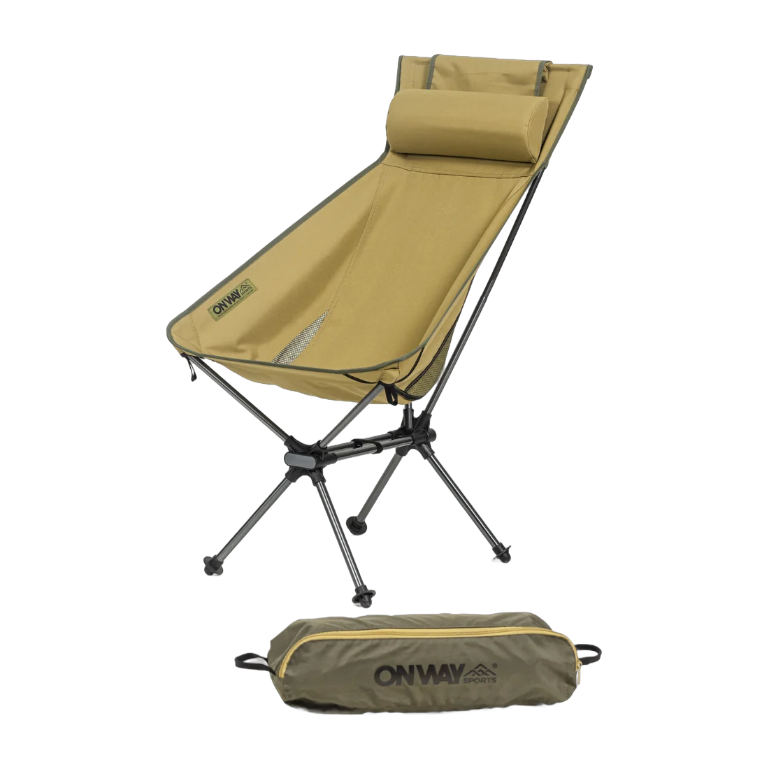 High-Back Moon Camping Chair