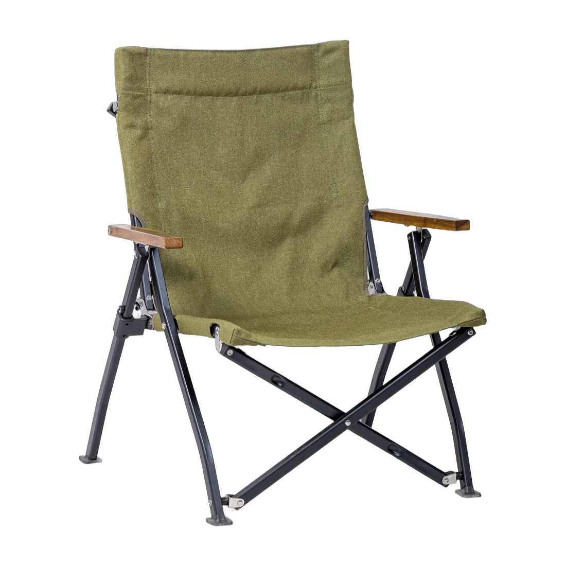 Black Low-Back Compact Chair