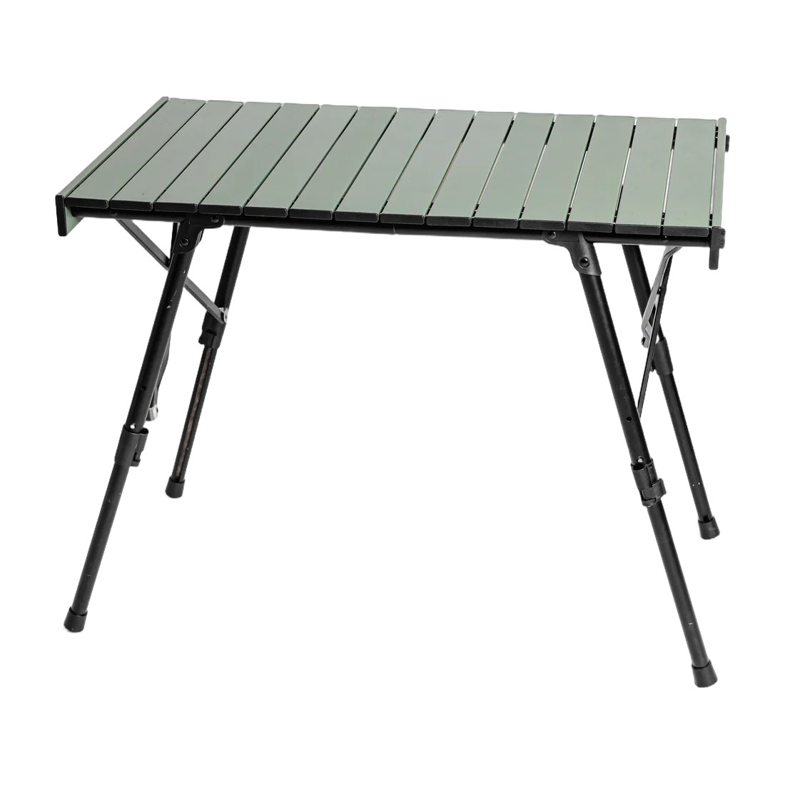 Sage Green Aluminium Roll-Top Table